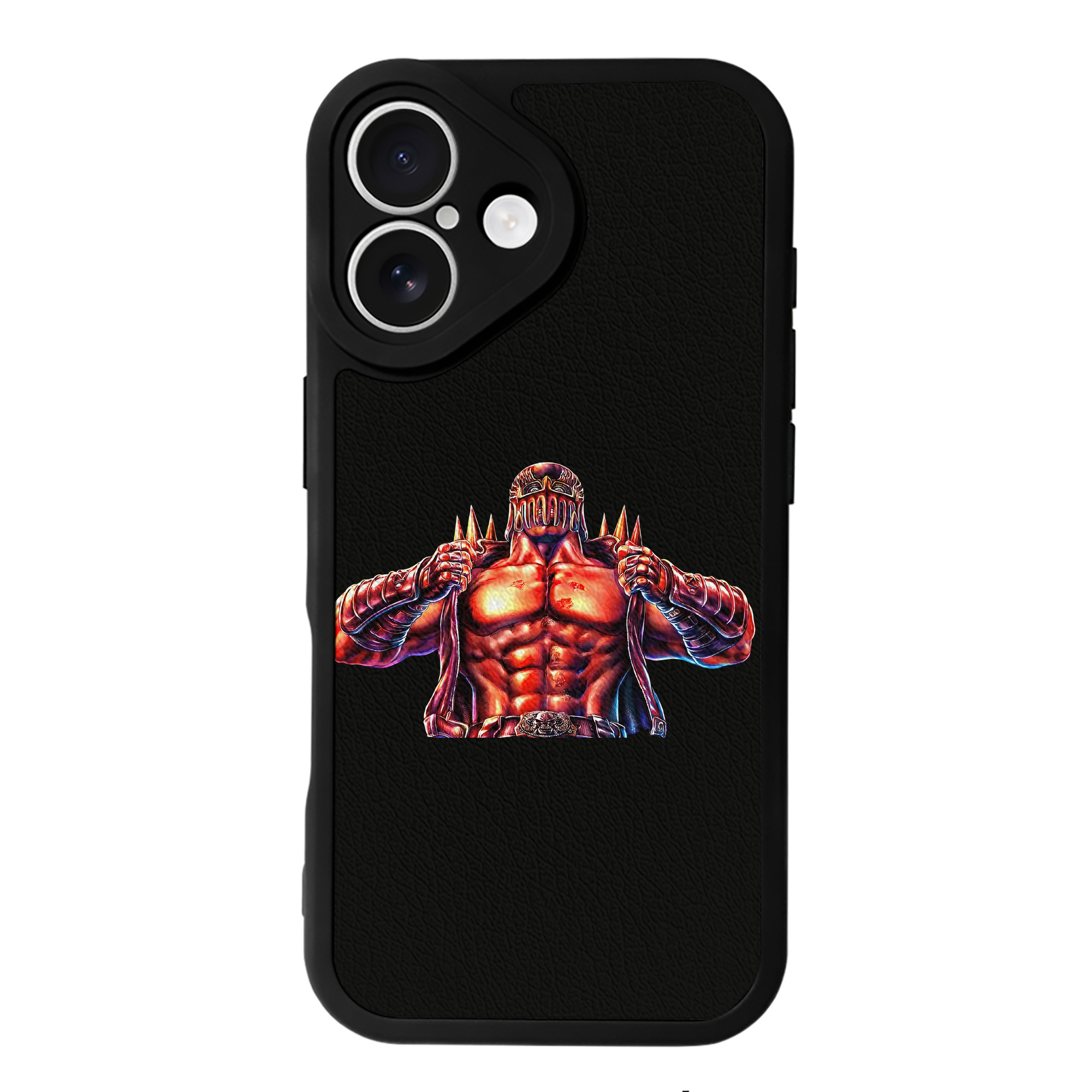 （画像用） 北斗の拳 Fist of the North Star 【iPhone 16シリーズ対応】シリコンスマホケース（レザー調） 材質：シリコン